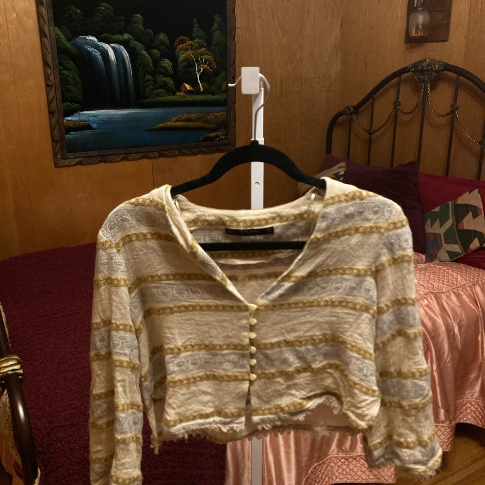 Zara Basic Fringe Jacket - image 3